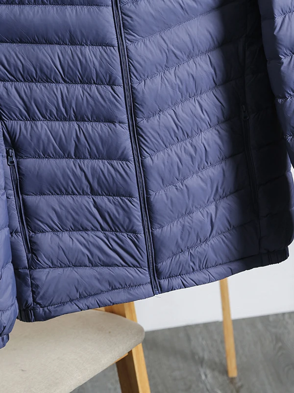 Lightweight down Series Men's Autumn Winter New Thin Stand Collar Duck down Jacket Warmth Outdoor Casual Style Waterproof