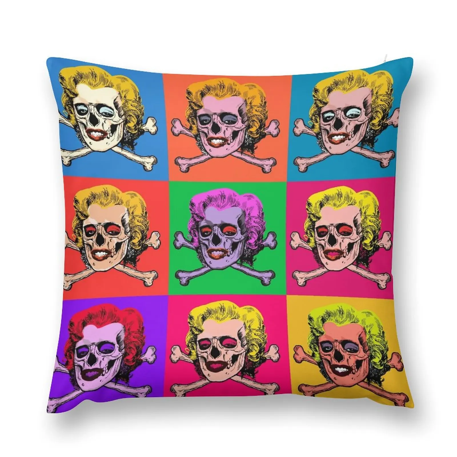 Masterpiece Skull Warhol Throw Pillow Sofas Covers Sitting Cushion bed pillows pillow