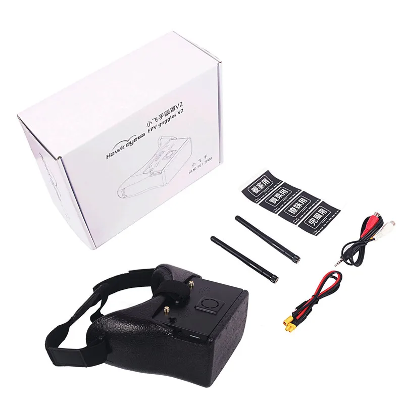 Hawkeye Little Pilot V2 AR FPV Goggle 800x480 5.8G 48CH 16:9/4:3 Display 255g Ultralight for FPV Racing RC Drone