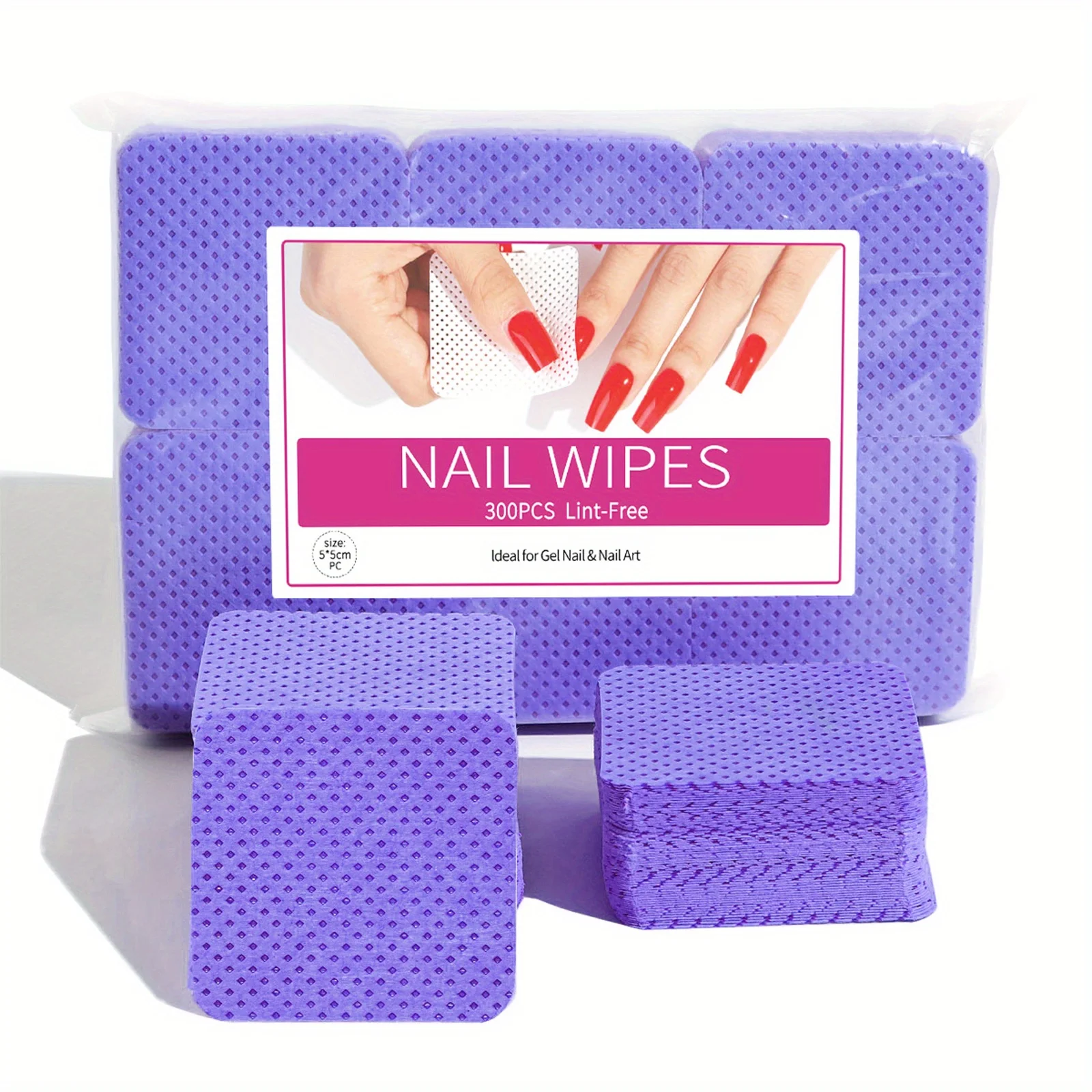 ネイルクリーニングジェル,超吸収性,接着剤フリー,300個