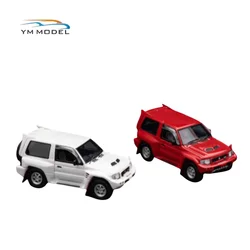 1:64 Mitsubishi Pajero EVO V55 edizione limitata diecast resin model Boys Collection display toy, un regalo di festa per i bambini.