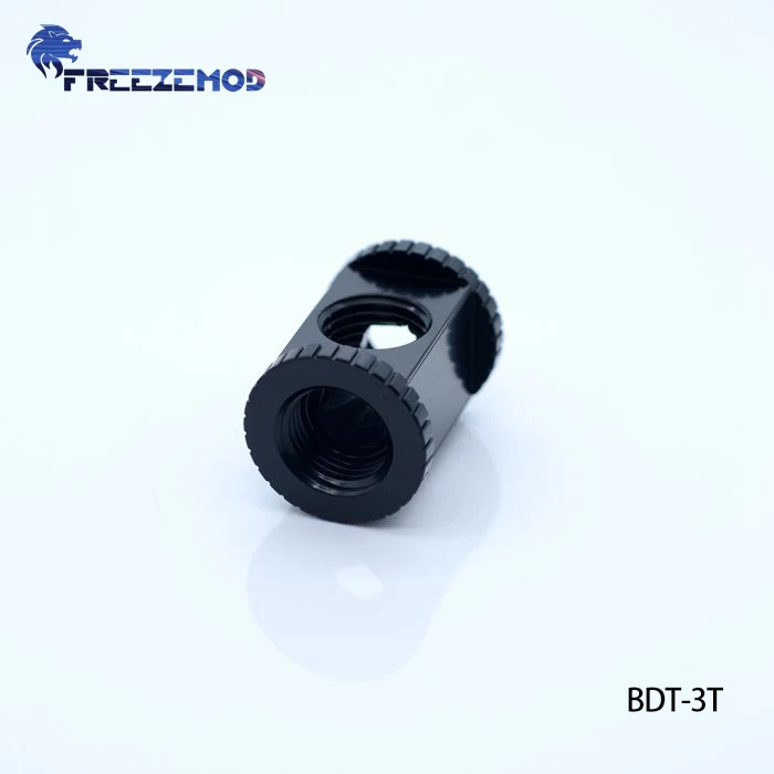FREEZEMOD G1/4'' Multi-channel 3-way /4-way Internal Thread Rectangular Adapter Computer Pc Water Cooler Brass Fitting / BDT-3T