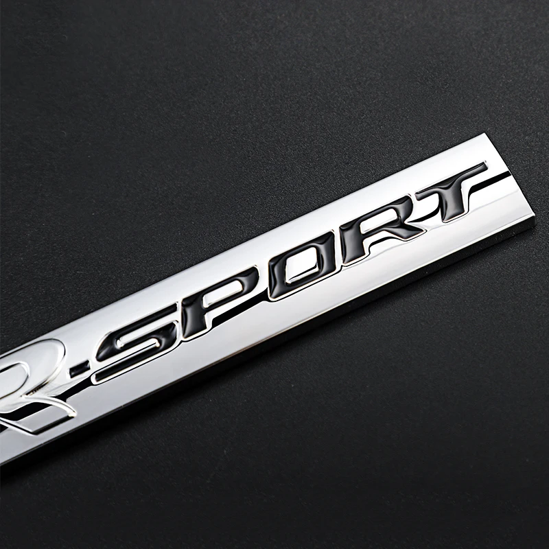 1 قطعة ثلاثية الأبعاد سيارة معدنية ملصق TRD شعار شارة الديكور ل جاكوار R-SPORT X S F XF XE XJ XK XEL XFL XJL XJ6 XJS XKR XFR F-نوع