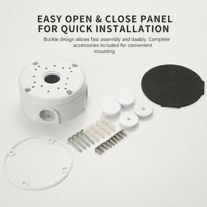 Camera Junction Box Cable Deep Base For Dome/IP Camera Waterproof Mount Bracket Plastic Base Surveillance Dome Brackets