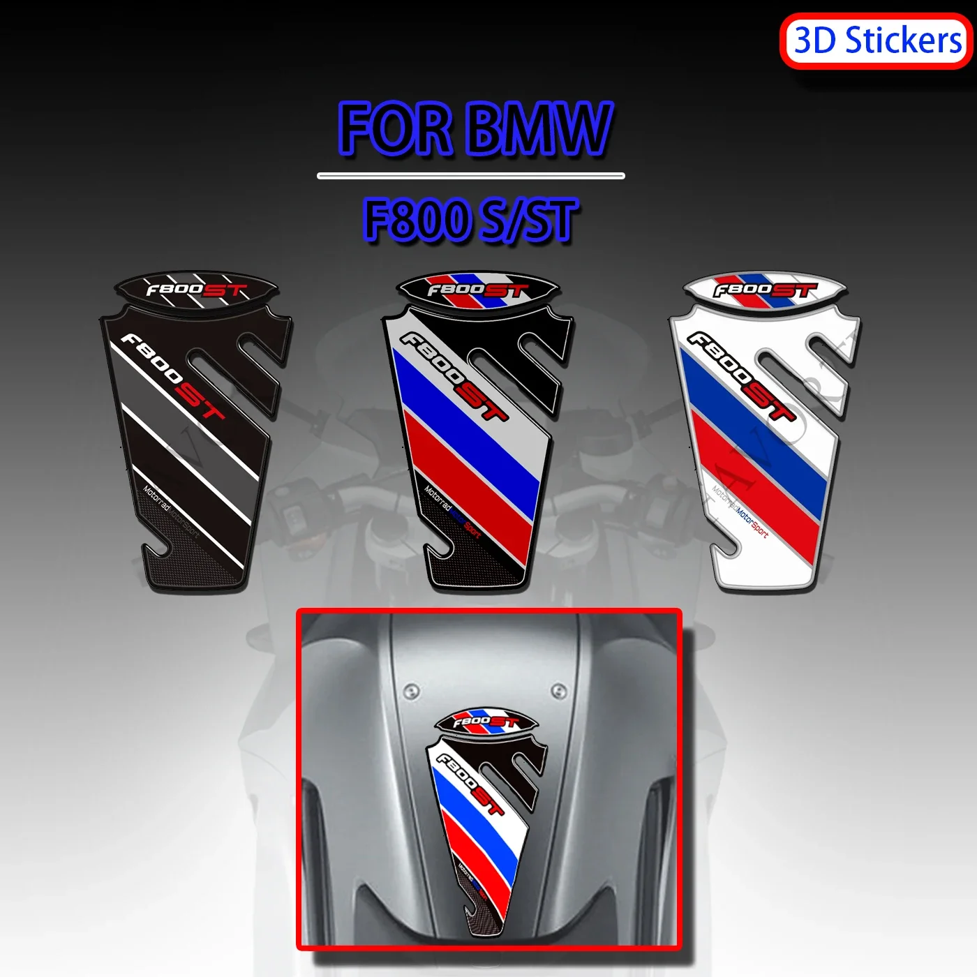 

Fit Bmw F800st /s Stickers Decals Protector Gas Fuel Oil Kit Knee Screen Wind Deflector Tank Pad Side Grips