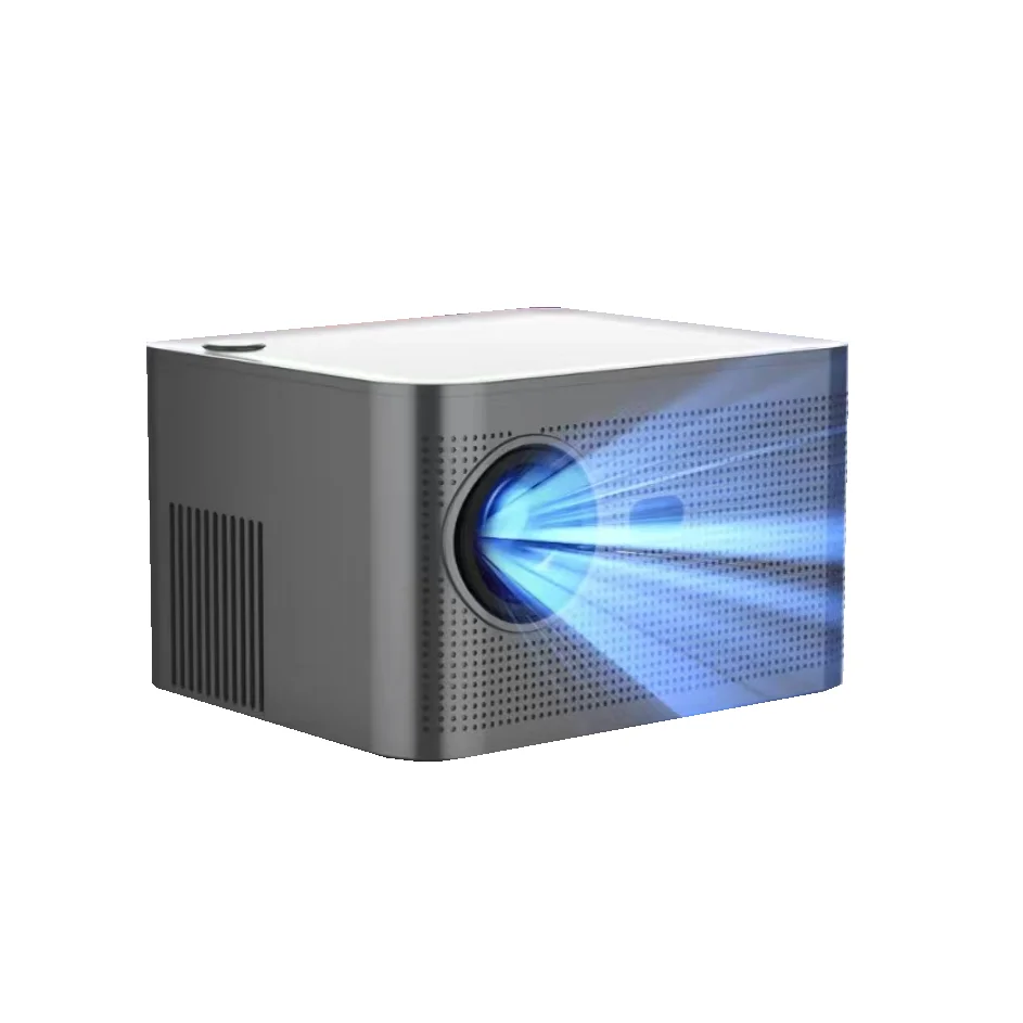 

STLF Advanced 1080P Android 11 Projector 150 Inches Screen Projection With Built-In Speaker and Electronic Focus WIFI 6 for Offi