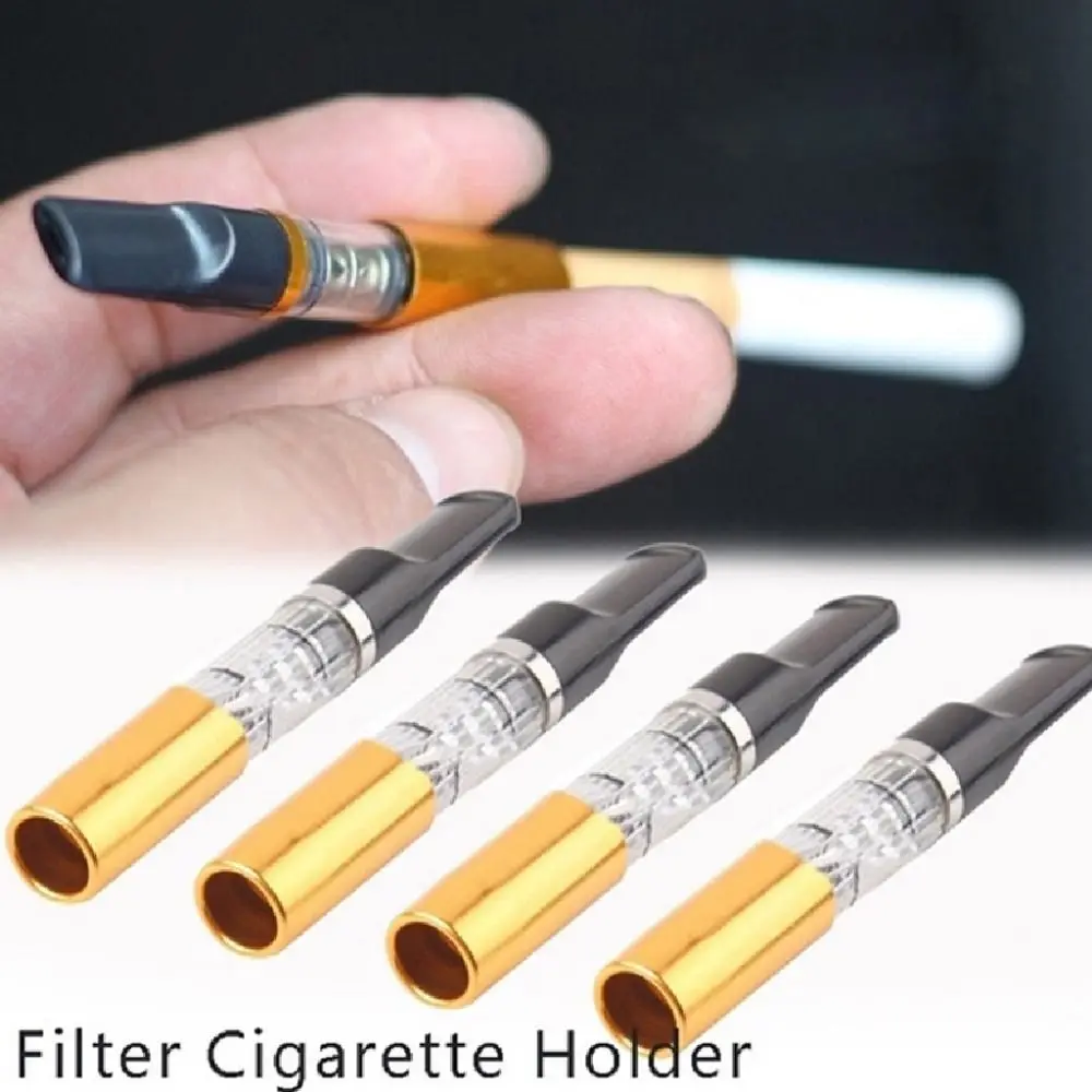 10pcs/pack Reduce Tar Smoking Holder Smoking Accessories Recycling Mouthpiece Tar Filter Oral Care Tobacco Tar Clean Holder