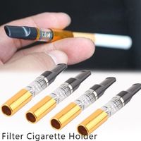 10pcs/pack Reduce Tar Smoking Holder Smoking Accessories Recycling Mouthpiece Tar Filter Oral Care Tobacco Tar Clean Holder