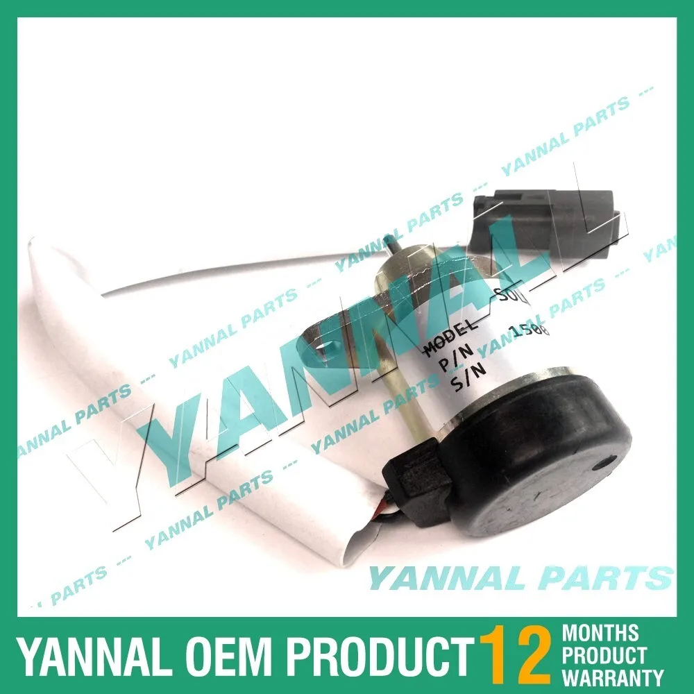 YK265-12V Shutdown Solenoid For Kubota 1500-3076 Drable Accessories Enging