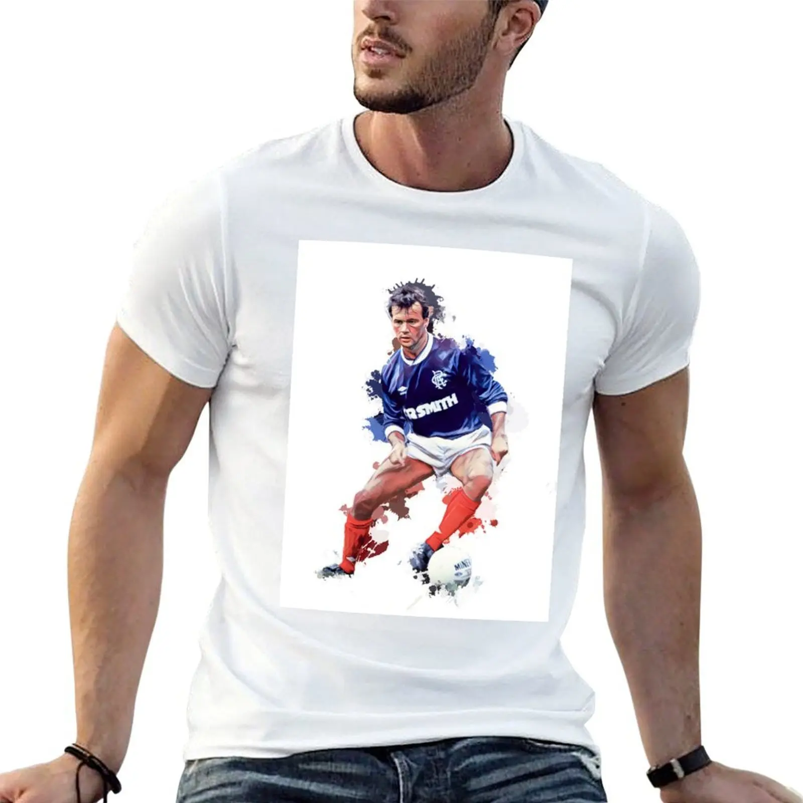 

Davie Cooper the wing wizard T-Shirt t shirts for man graphic funny t shirt man casual man t shirt cotton high quality T-shirt