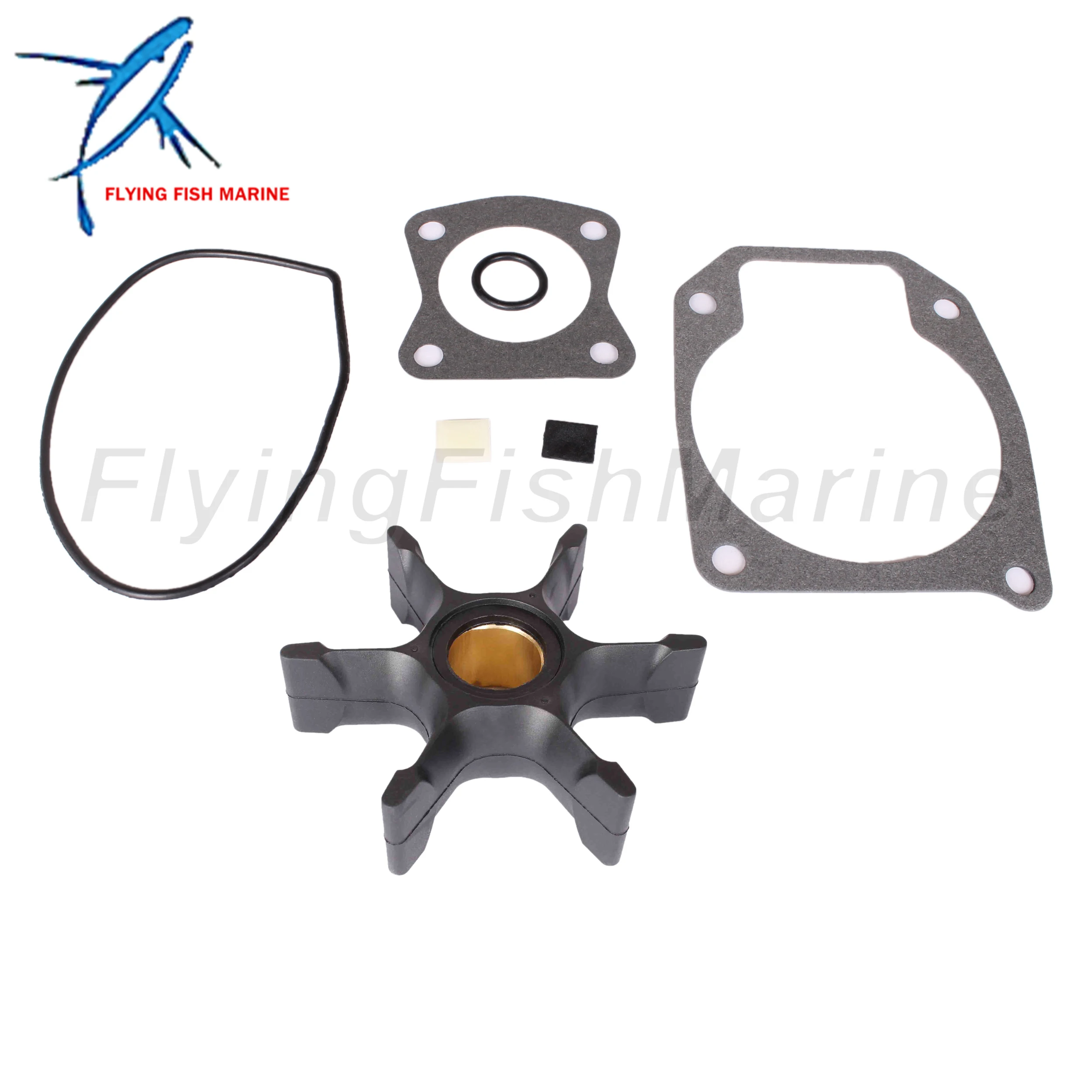 

Ремкомплект водяной помпы (импеллер) для подвесных моторов Johnson Evinrude BRP OMC 40-75 л.с., номера 396725, 389557, 437080, 432954, 777820, 18-3053