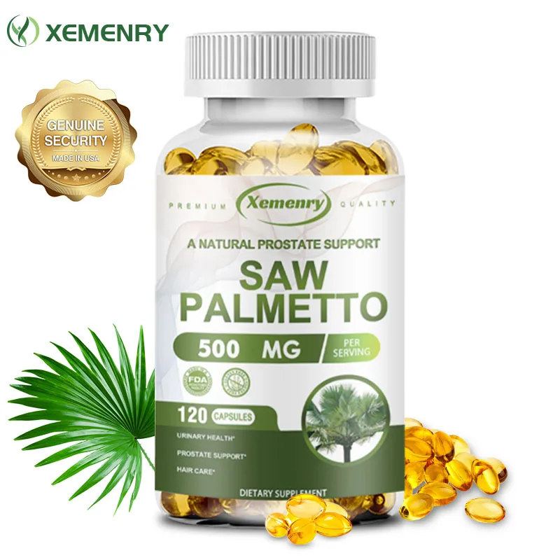 

Saw Palmetto Berries - Hair Growth, Relieve Frequent Urination, Supports Prostate and Urinary Tract Health, Improves Immunity