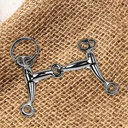 Alloy Horse Bit Keychain Horse Keychain Portable Keychain Horse Snaffle Bit Bag Chain for Tote Bag Wedding Party Favors