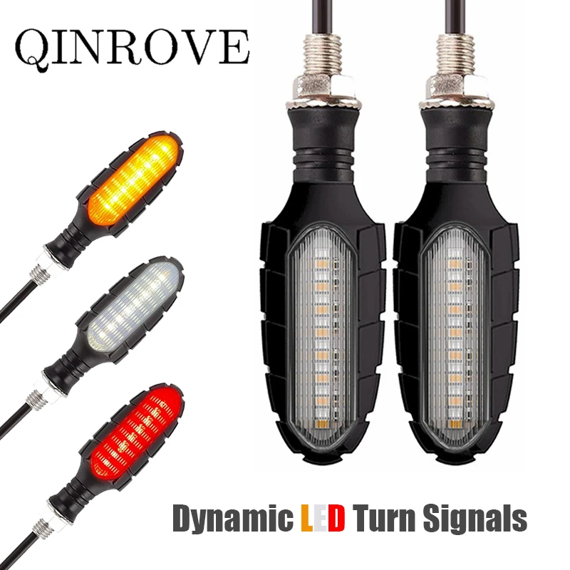 

Universal LED Motorcycle Turn Signal Light Flowing Indicators 12V Lamp for Suzuki V-Strom 250 650 1050 SV400 650 650X 650S