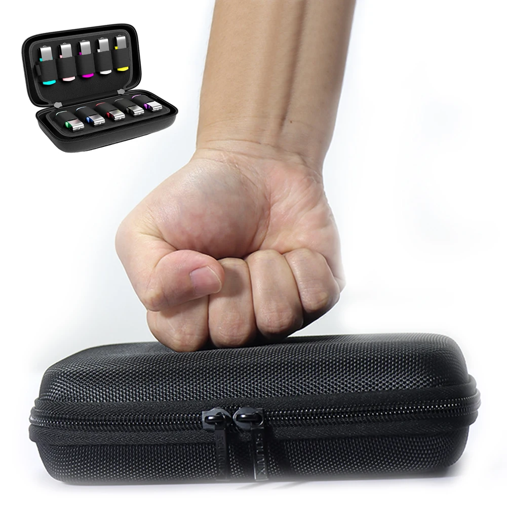 Estuche rígido con soporte USB a prueba de golpes, bolsa de almacenamiento para unidad Flash USB, caja de almacenamiento, organizador de accesorios electrónicos para bolígrafo con unidad Flash USB