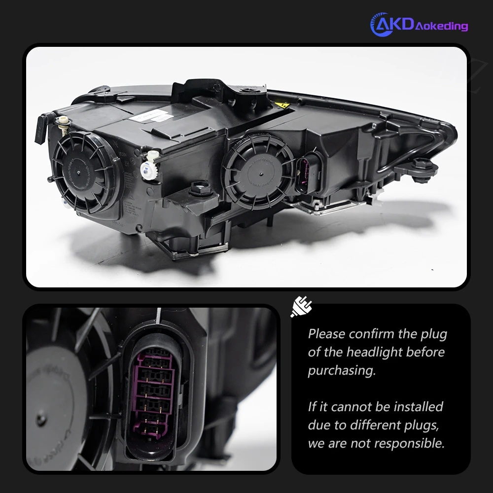 For Audi A3 Headlights 2013-2016 A3 8V Car Автомобильные Товары Led Hella Xenon Hella H7 S3 RS3 Sedan Hatchback Car Accessories