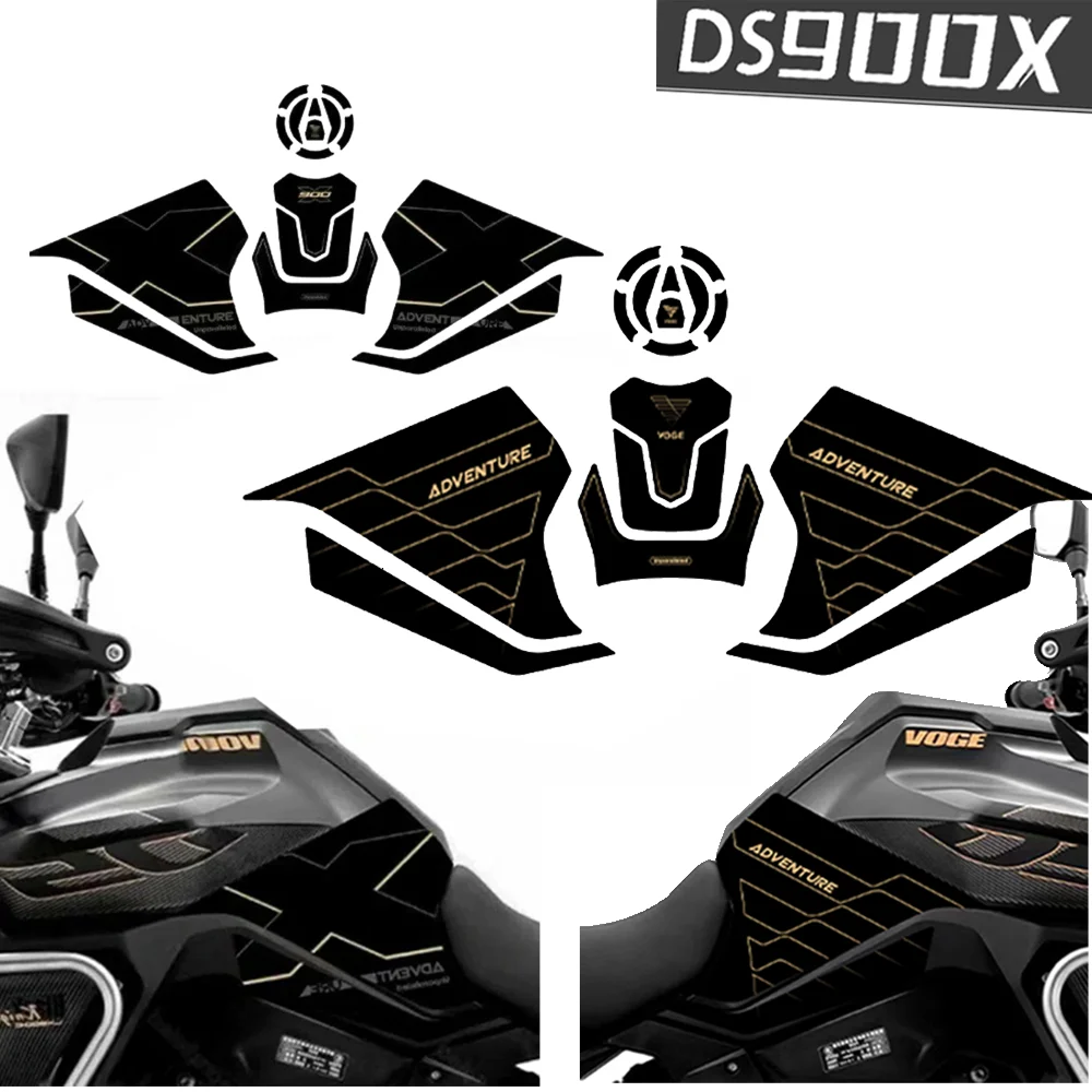 

For VOGE DS900X Tank Pad Cover Protector Sticker Motorcycle Accesories Fuel Cap Decals Valico DS DSX DSX900 900DSX 900X 900 2024