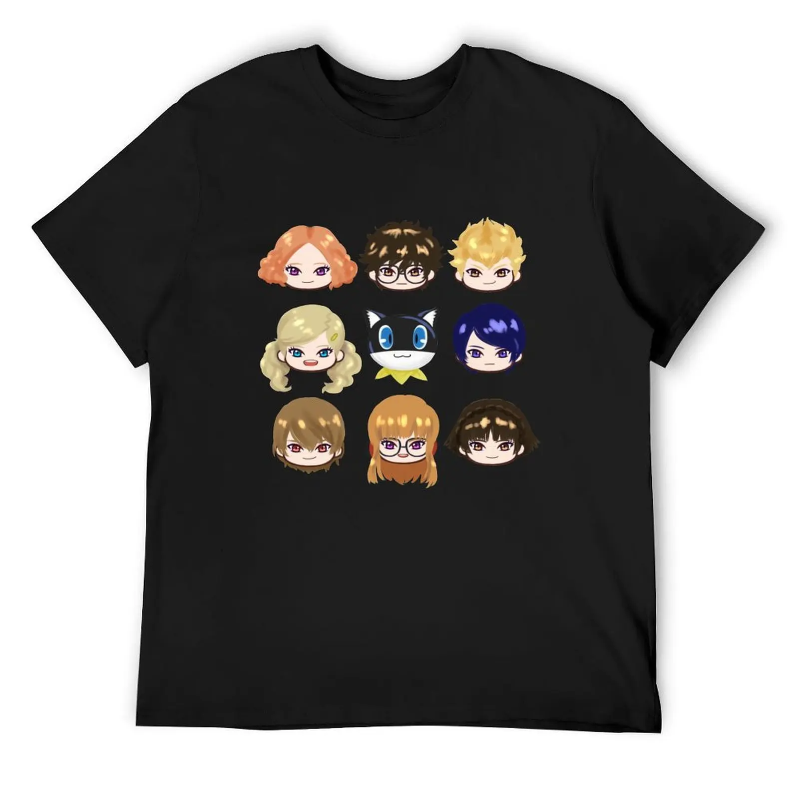 

Persona 5 Main Characters T-Shirt man t shirt rapper graphic tees customizeds cotton t shirt men