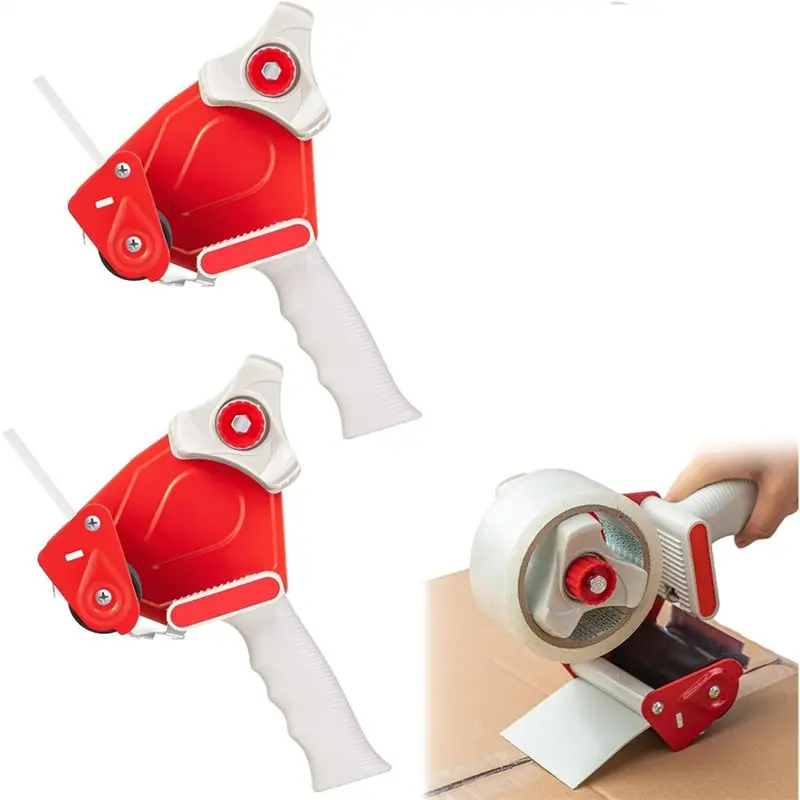 ABDJ- أدوات تعبئة الشريط اللاصق الكفاءة للاستخدام المكتبي والمدرسة، قطع سريع وشريطٌ لاصق أ