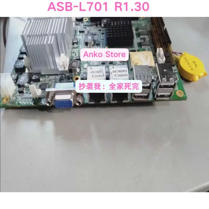اختبار مستعمل موافق اللوحة الأم ASB-L701 R1.30 منافذ الشبكة المزدوجة #3