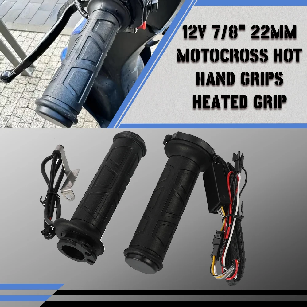 For BMW F650CS F 650 F650 CS DAKAR SCARVER ABS HP2 EnduRo Megamoto SPORT Hot Grips Motorbike ATV Hand Heated Grip 12V 7/8