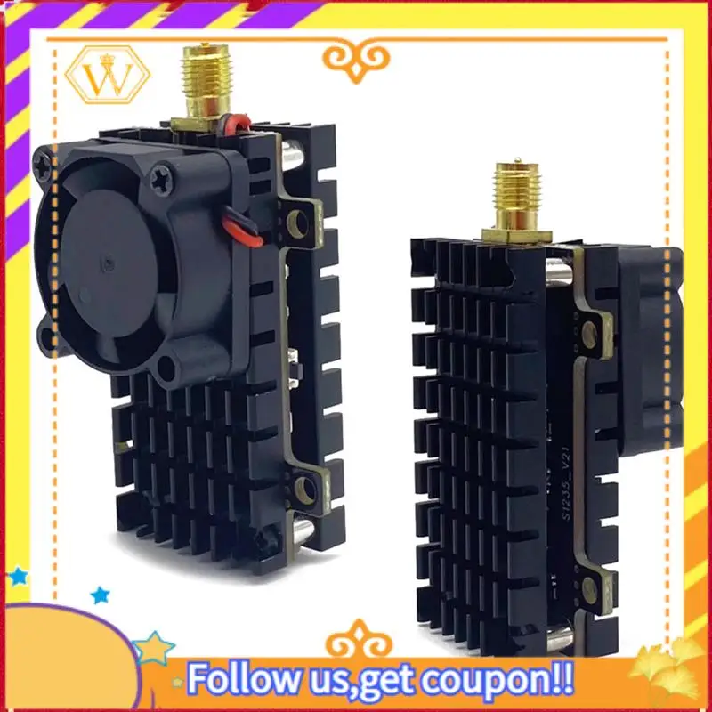 Latest-Long Range 5.8Ghz 2W FPV VTX Wireless Video Transmitter 2000Mw 48CH For Fixed Wing Drones Over 20Km Range