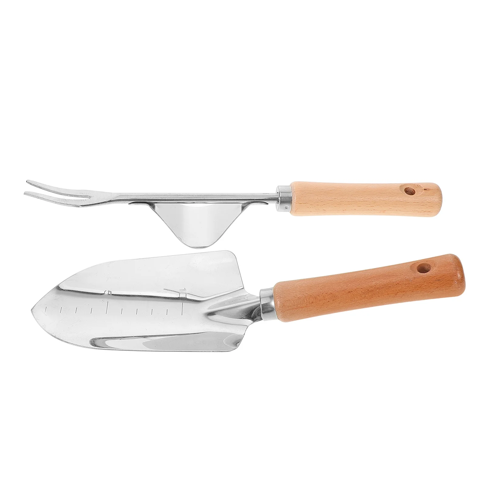 

1Set Stainless Steel Wood Handle Weeding Tool Solid Gardening Hand Weeder Garden Rake Small Garden Weed Remover Tool