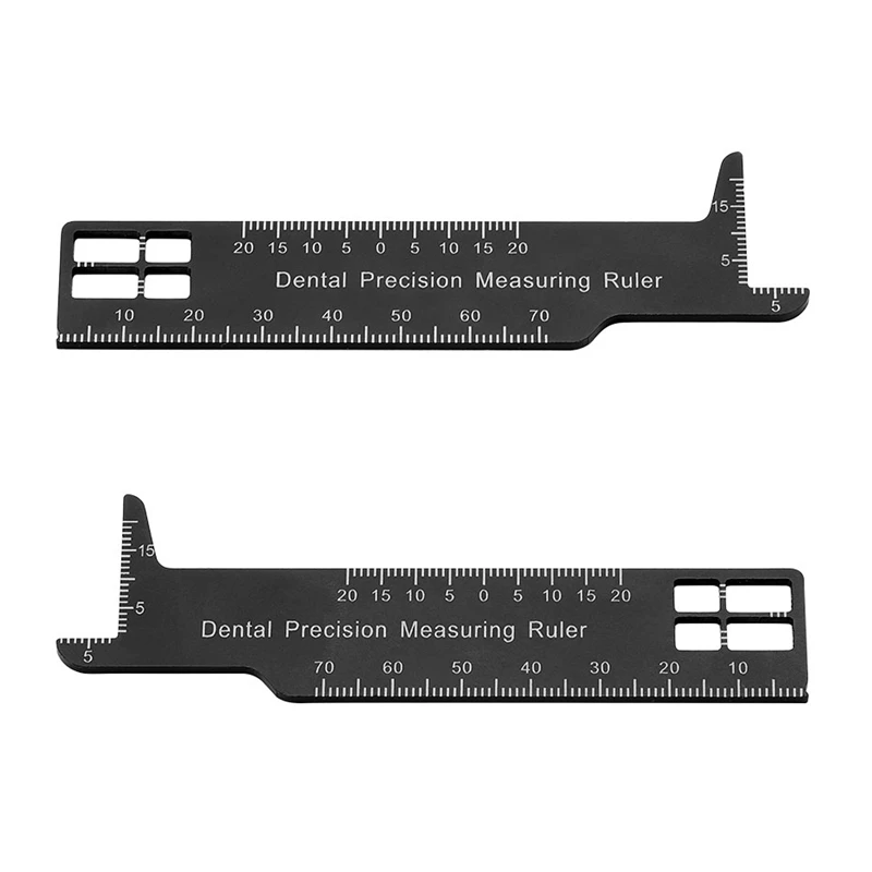 JUMTOP Dental Precision Measuring Ruler Orthodontics Gauge Instrument  Aluminum Span Measure Scale Endodontic Tool