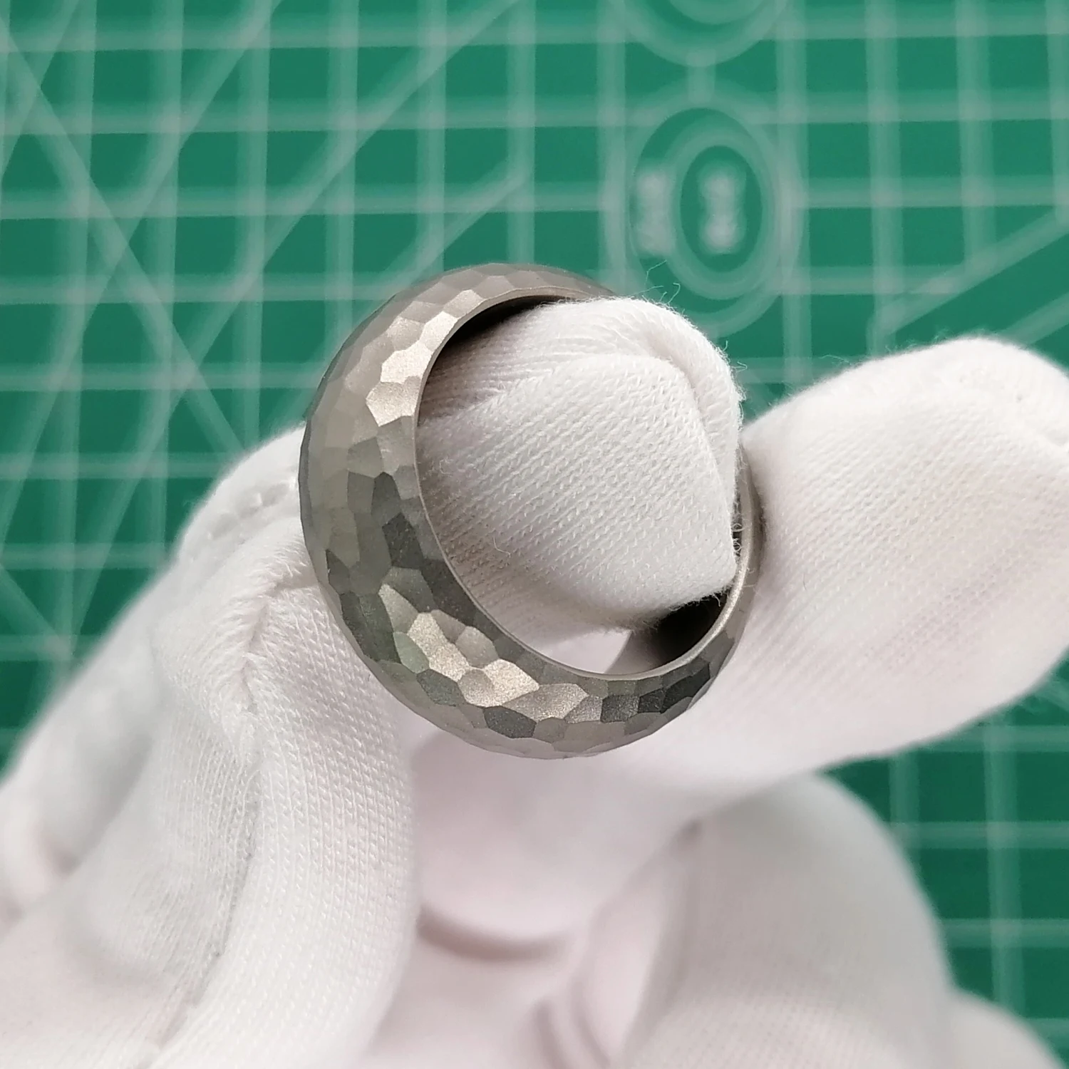 

1 Piece Hand Made Titanium Ring 19.8mm 21.4mm 22mm 20.7mm