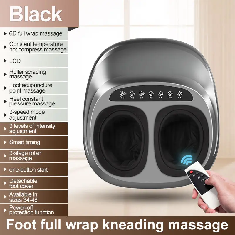 Luxury version of rolling foot massage machine shiatsu massage vibrating air pressure foot leg massage machine