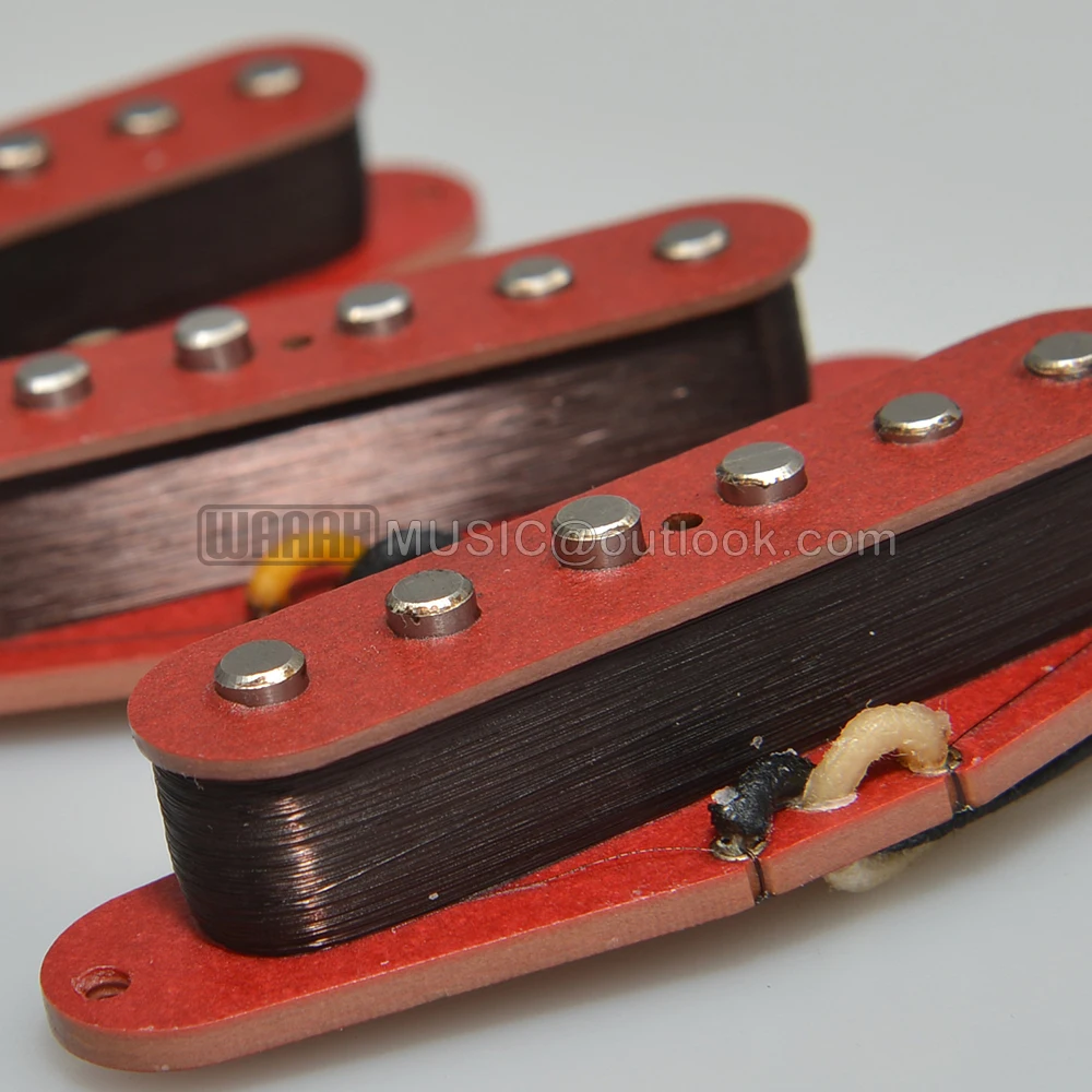 Pickup vintage a bobina singola Alnico5 SSS fatto a mano per pickup per chitarra elettrica ST per vecchio set pickup 57 ST