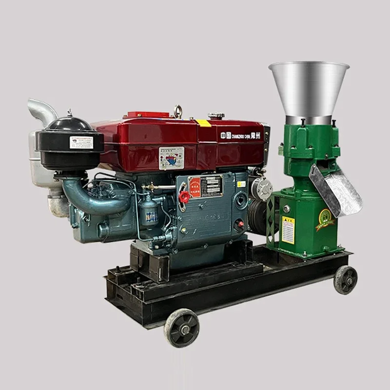 Dieselvoer Pellet Machine Feed Pellet Making Machine Feed Pellet Vormmachine Kip, Eend en Gansvoer 150-300 kg/u