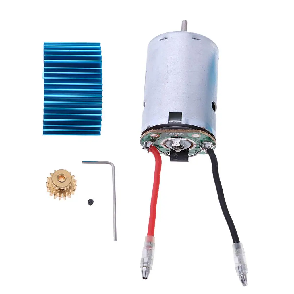 Motor 540 com dissipador de calor e peças de reparo de transmissão para 12428