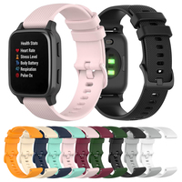 20mm WatchBand Strap For Garmin venu sq/sq2/music/approach S40 Official Band Silicone Bracelet For Xiaomi Haylou LS02 Watchstrap