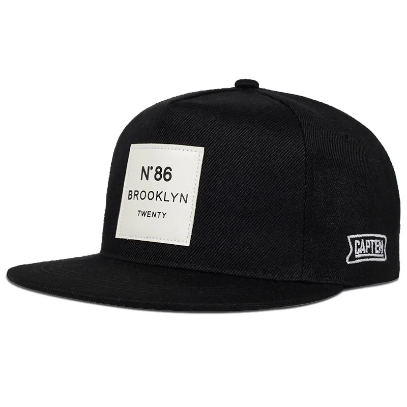 New Fashion N86 brooklyński naszywka czapka typu Snapback dla mężczyzn kobiet regulowana bawełniana czapka baseballówka Hip Hop