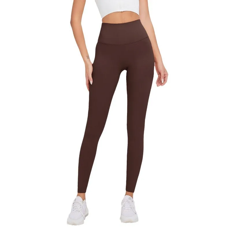 

Solid Color High Waist Yoga Legging Athletic soft Women Sport Pant Tight Butter Gym Comprehensive Training Jog Back Waist Pocket
