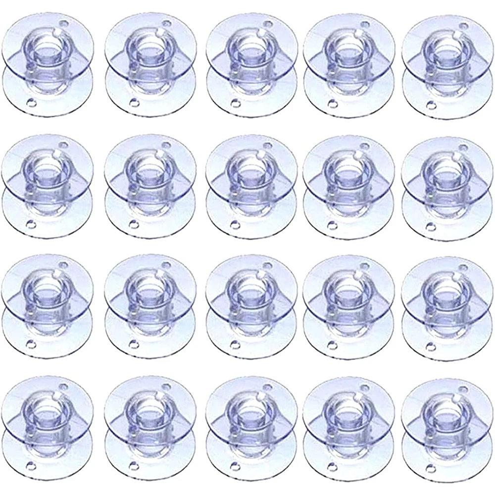 Clear Plastic Sewing Machine Bobbins Universal Empty Spool For  Machine Accessories Clear Plastic  Universal Empty