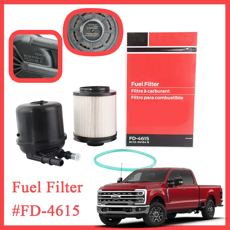 

Diesel Fuel Filter FD4615 BC3Z9N184B Spare Car Accessories for Ford F-250 Super Duty F-350 F-450 Automotive Filter Tools