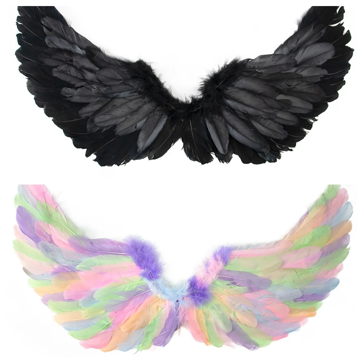 Angel Wings Large Feather Swallow Shaped Wings Adult and Children's Performance Halloween Props Bride Flower Child Dressing