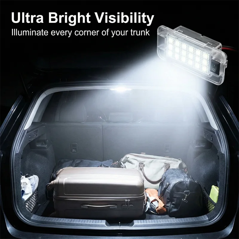 Interior Trunk Luggage Compartment LED Light For Toyota 18-21 Rav4 MK5 2004-10 Prius 16-22 Sienna 14-15 Highlander 09-15 Venza