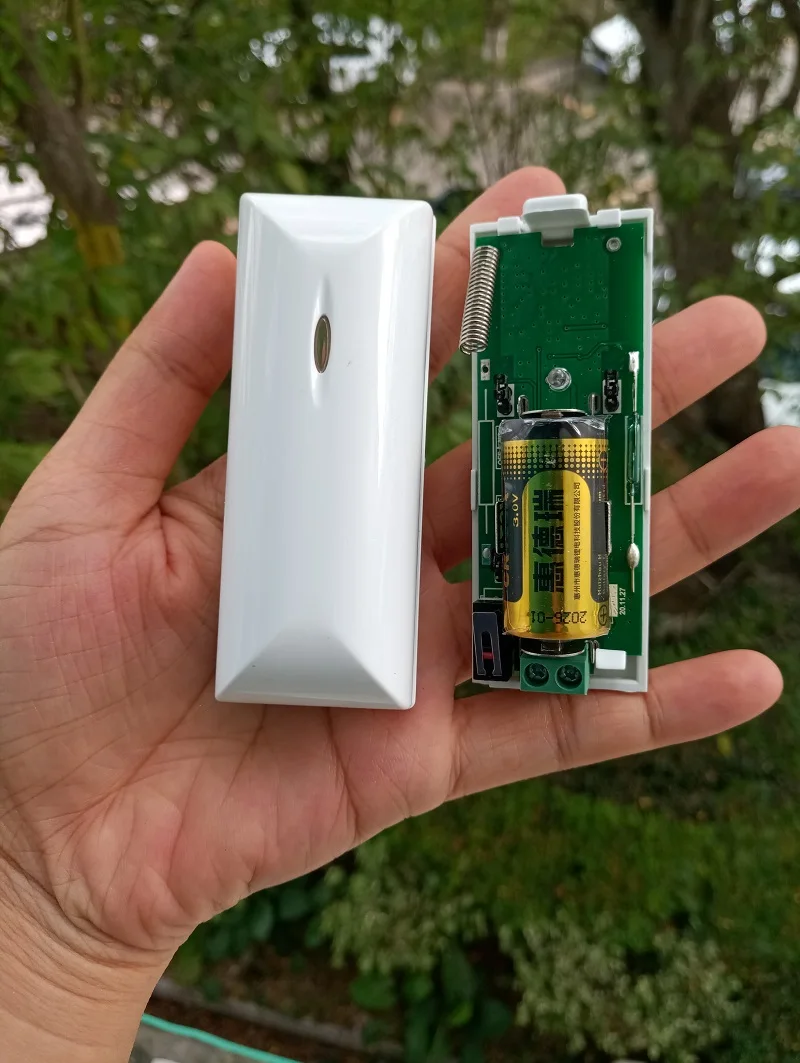2pcs 433MHz 868MHz Wireless Door Window Sensor Magnetic Contact Switch Detecting Door Open/Close Status for Focus Alarm System