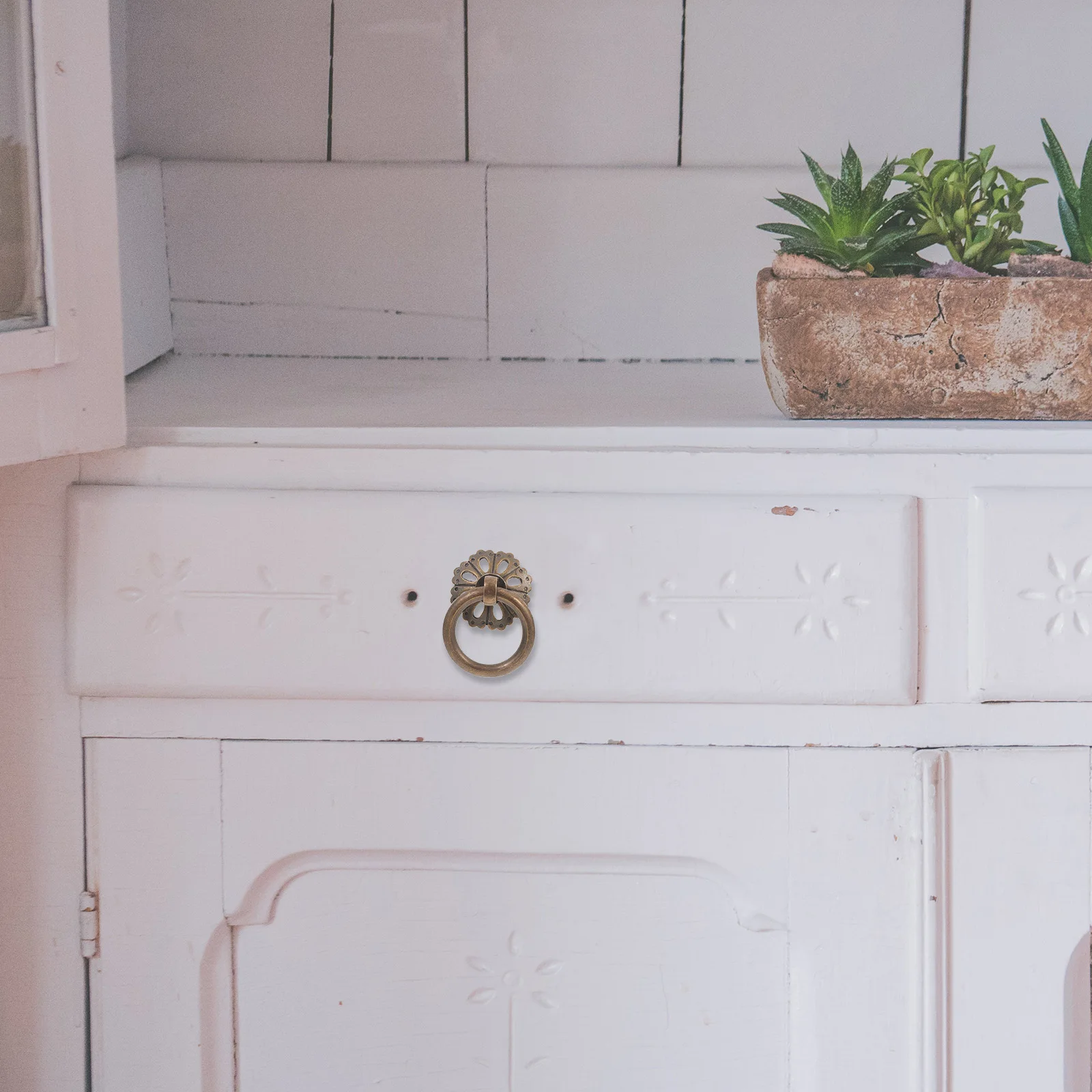 

2pcs Furniture Handles Chinese Style Cabinet Door Pulls Metal Knobs For Dresser Kitchen Wardrobe Drawer Replacement