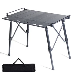 1PCS Aluminum IGT Table, Foldable And Expandable, For outdoor activities , Camping,Patio, Hiking, BBQ