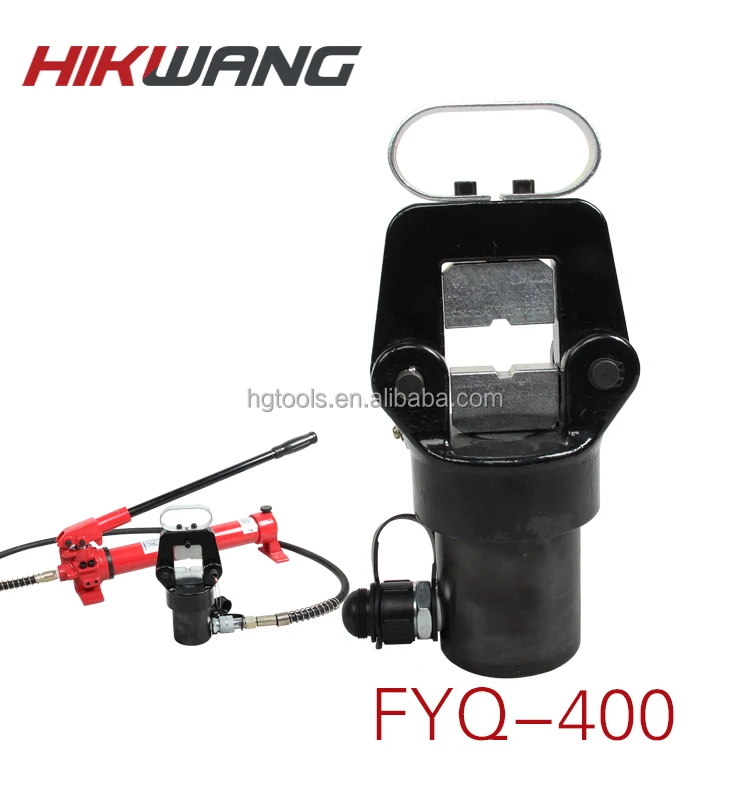 رخيصة الثمن FYQ-400 24mm السكتة الدماغية 16-400mm2 أدوات تجعيد الأسلاك الهيدروليكية #3