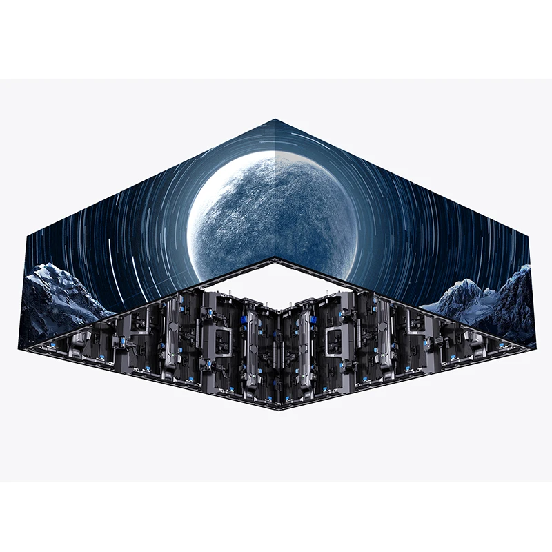 Flexible Video Wall Rental Panel Concert Moveable Pantalla Outdoor P3.91 Curve Led Screen Display