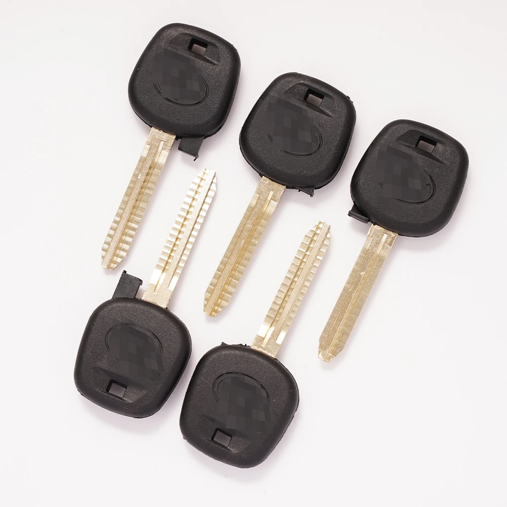 10pcs/lot Uncut Transponder Ignition Car Key for Toyota RAV4 PRADO COROLLA Camry Tacoma Toy43 Blade No Ch