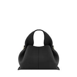 Sac à bandoulière Dumpling pour femme, sac à main design de luxe, imprimé litchi, sac sous les bras en cuir croissant, sac de dégager