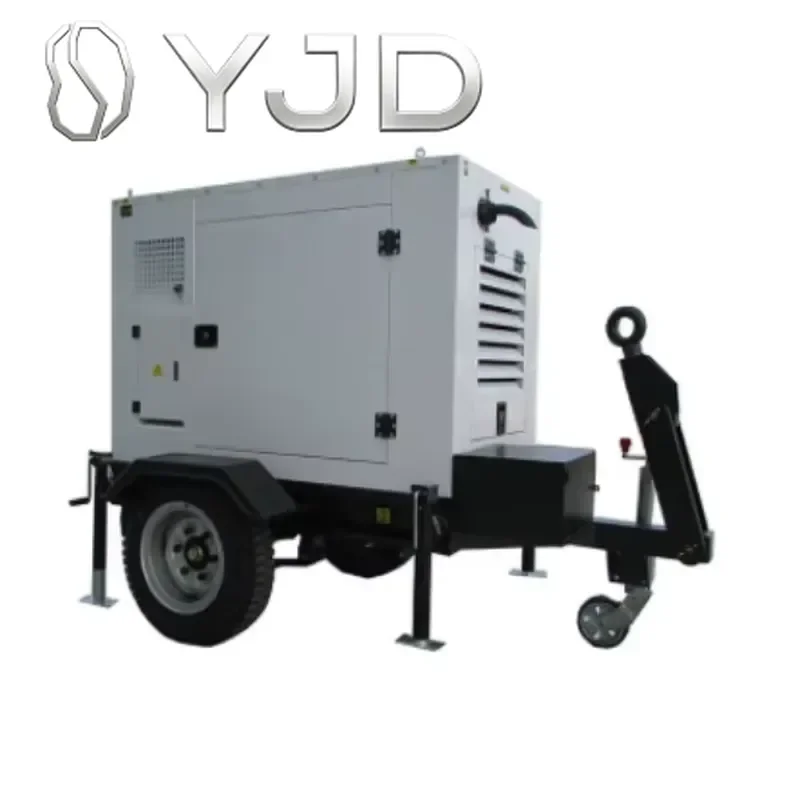 100kw for Silent Type Diesel Generator with Trailer 50Hz 125 KVA