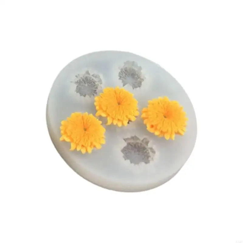 Silicone Flower Mold For Cake Decorating Jewelry Making With Daisies Rose Water Lilies Chrysanthemum Peony Camellia Design