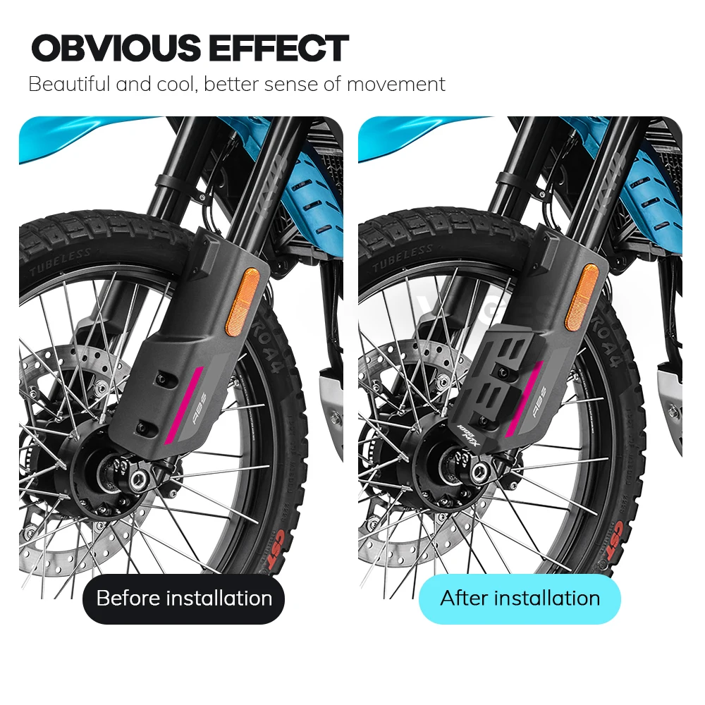 Picture 4: Motorcycle Front Fork Guards For CFMOTO 1000 MTX 1000MTX 1000MT X 1000MT-X Shock Absorber Protection Cover Frame Protector